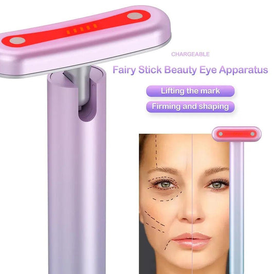 Face Massage Red Light Therapy Wand