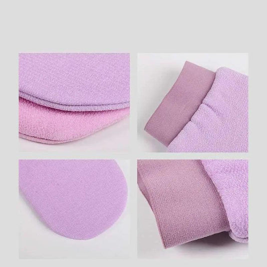 Bathing gloves double-sided rubbing back and bathing artifact