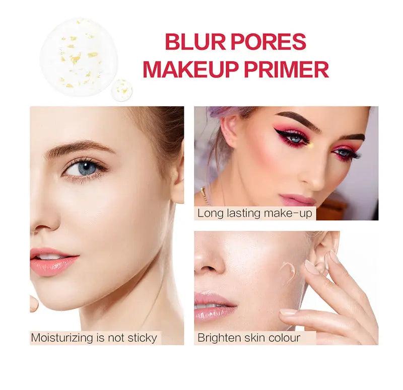 Gold Makeup Base: Professional Matte Primer for Oil Control