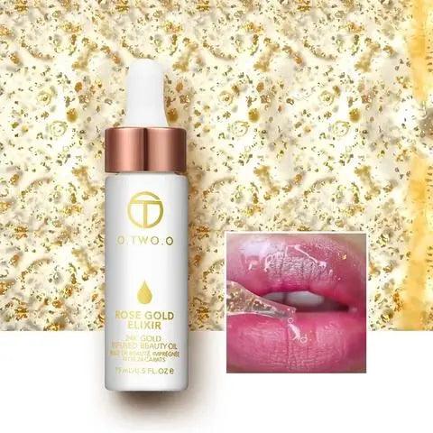 24K Rose Gold Elixir: Face Oil for Makeup & Moisture