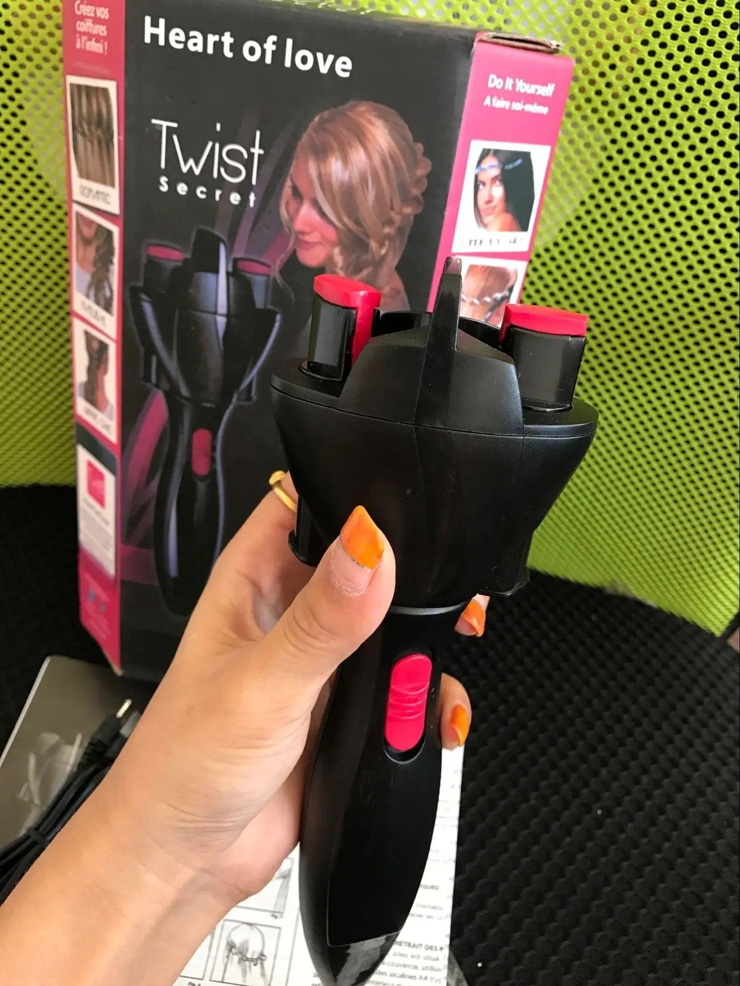 USB Hair Braider & Roller: Automatic Twister Styling Tool