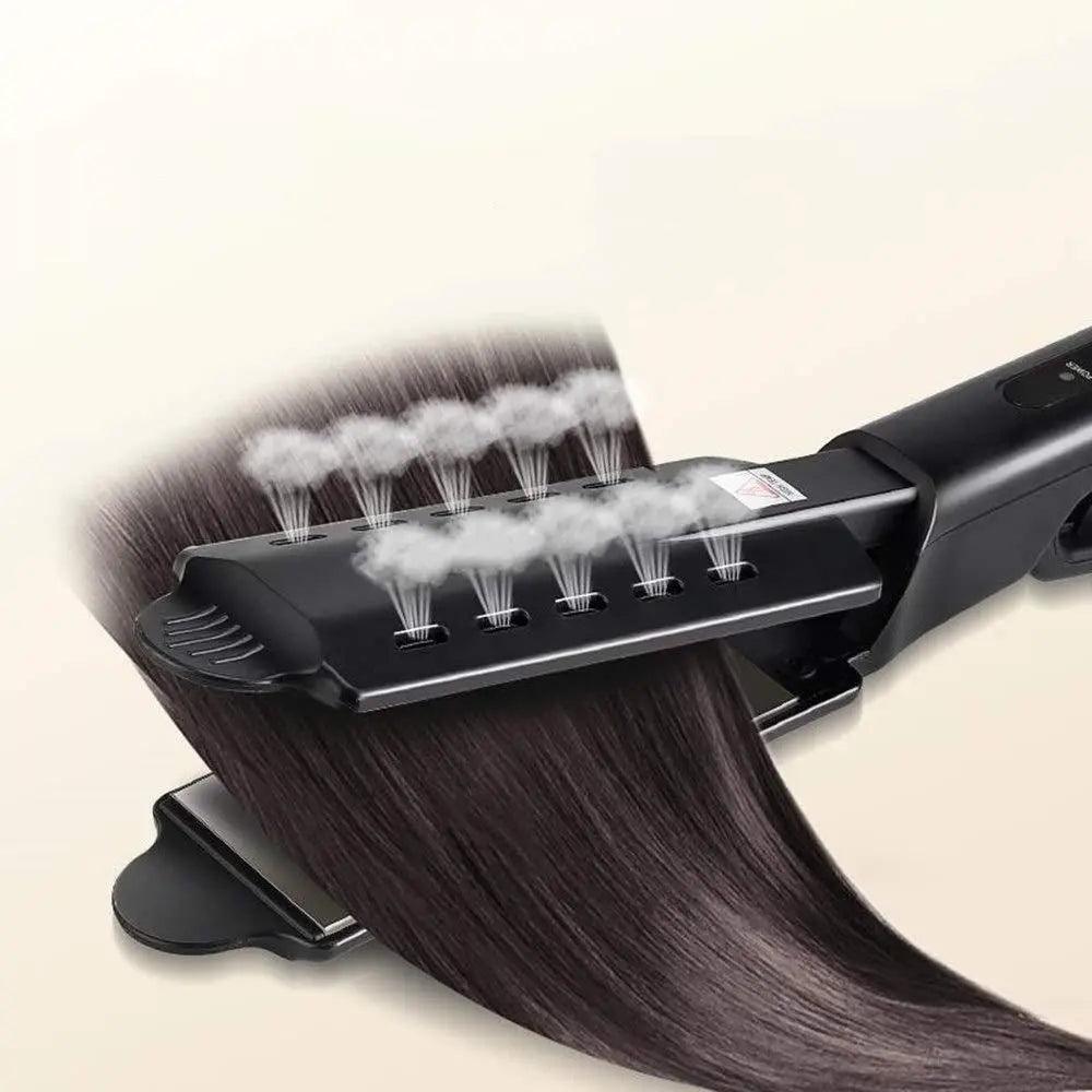 Hairdressing tool straightener does not hurt hair straightener