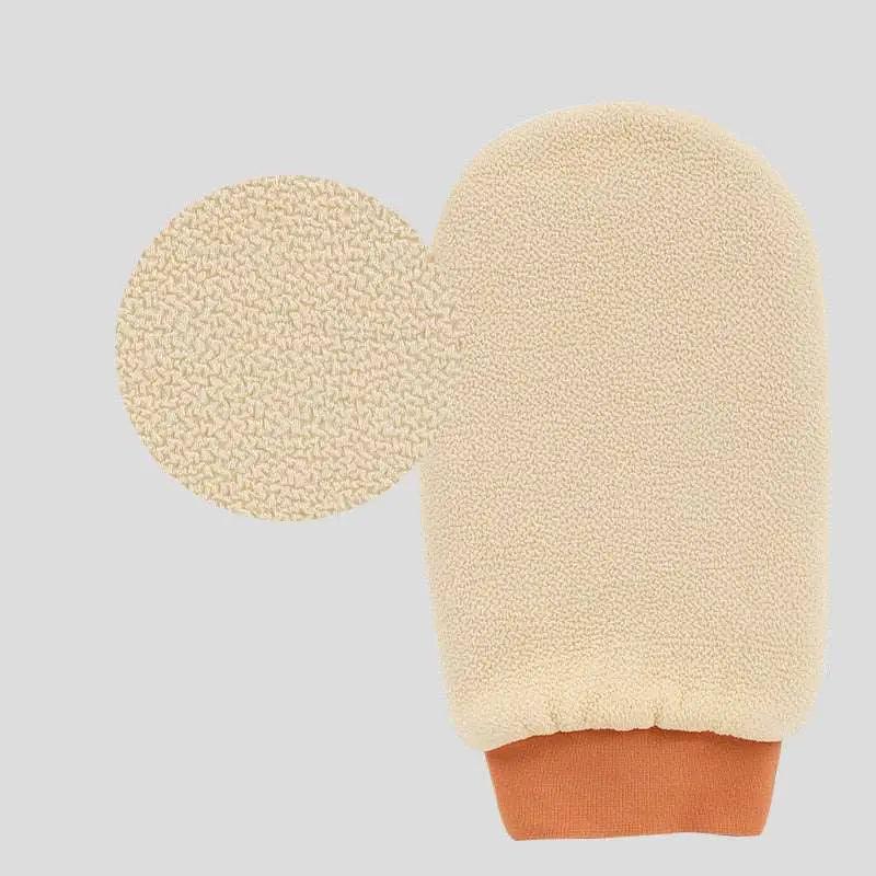 Bathing gloves double-sided rubbing back and bathing artifact