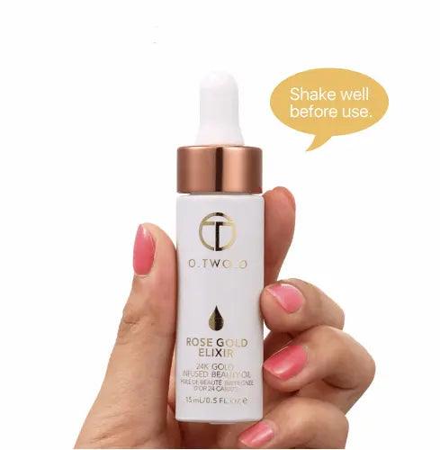 24K Rose Gold Elixir: Face Oil for Makeup & Moisture