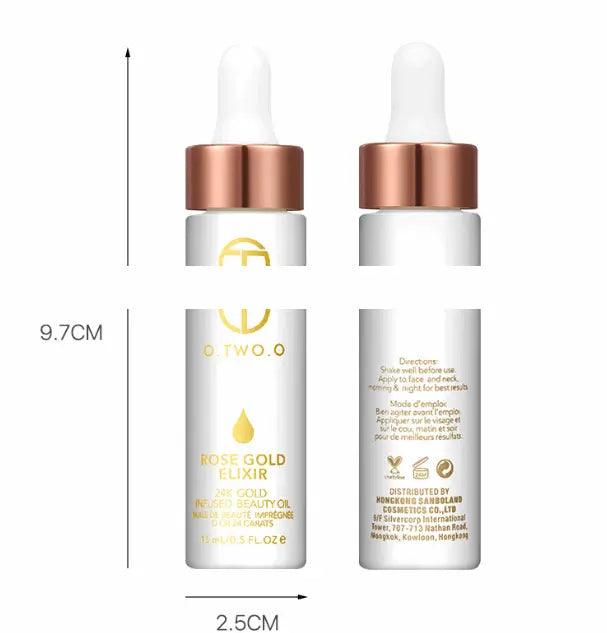 24K Rose Gold Elixir: Face Oil for Makeup & Moisture