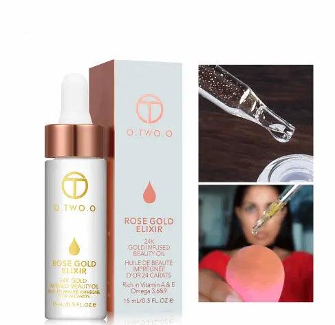24K Rose Gold Elixir: Face Oil for Makeup & Moisture