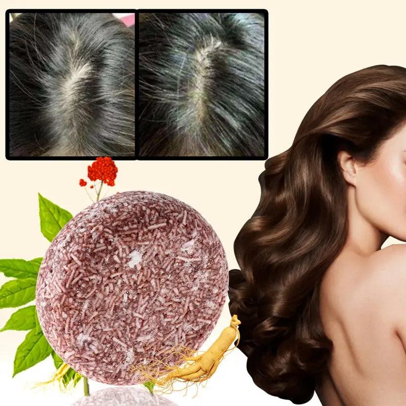 Revive Your Hair: Polygonum Essence Shampoo Bar - Gray Hair Reversed!