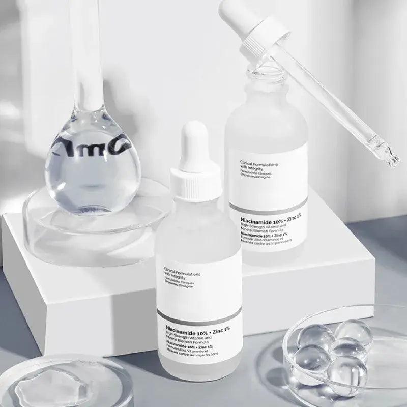 Original Niacinamide 10% + Zinc 1% B5 Essence Fruit Acid 30% Salicylic Caffeine Vitamin Moisturizes Tightens Soften Skin Care