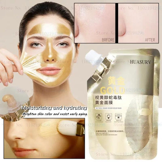 Retinol Snake Venom Gold Mask: Anti-Aging & Oil Control