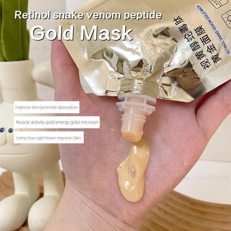 Retinol Snake Venom Gold Mask: Anti-Aging & Oil Control